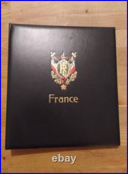 France Classeur pour timbre reliure Davo Luxe Années 1988 1993 complet P186à 214