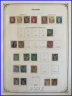 France Collection Timbres 1849 A 1977 Obliteres, Neufs, Poste + Poste Aerienne +