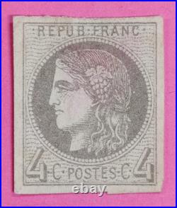 France Emission De Bordeaux Ceres 4 Centimes Gris N° Yvert 41 A Neuf  252