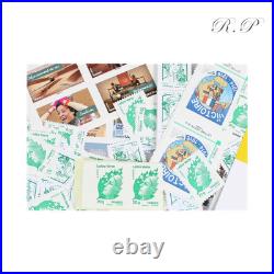 France Lot 100 Timbres Lettres Vertes 20g Validités Permanentes