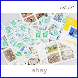 France Lot 100 Timbres Lettres Vertes 20g Validités Permanentes