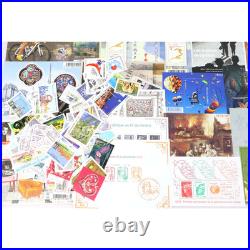 France Lot De Timbres Et Blocs/feuillets En Euros Neufs De 2012 À 2014 Vf 208