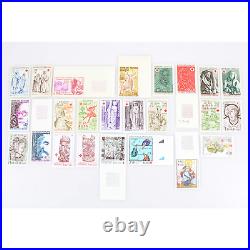 France, Lot De Timbres Non Dentelés Entre 1957 Et 1994, Neufs Cote 942 Euros