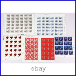 France, Lot Timbres Autoadhésifs Neufs, Feuilles Incomplètes, Faciale 188.17