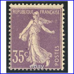France N°136 Type Semeuse Timbre Neuf, Signé Brun, Cote 450, Année 1906
