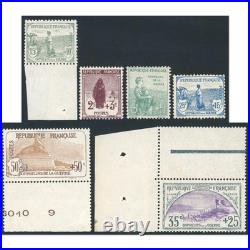 France N°148 A 153 Série 1ère Orphelin Timbres Neuf Signés Brun, Année 1918 France N°148 A 153 Série 1ère Orphelin Timbres Neuf Signés Brun, Année 1918