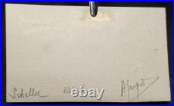 France N°153 Orphelins 50c+50c Non Émis, Essai en noir /TB Signé Scheller