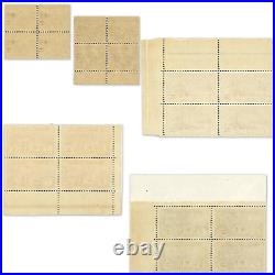 France N° 164/165/166/168/169 Orphelins Surchargés Blocs 4 Timbres Neufs 1922