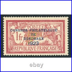 France N°182 Congrès De Bordeaux Timbre Regommé Considéré Sans Gomme, Année 1923