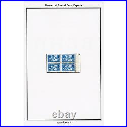 France N° 252 Caisse D'amortissement Bloc 4 Timbres Neufs Et Certificat Behr