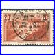 France N°262b Pont Du Gard Type 1 Timbre Oblitéré Signé Brun Cote 500