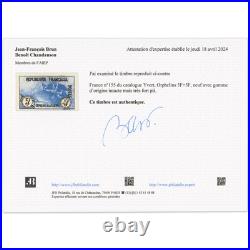 France Série Orphelins N° 148 A 155 Timbres Neufs, 155 Sans Ch, Signés Brun