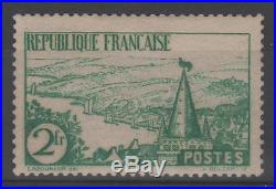 France Stamp Timbre 301a Riviere Bretonne 2f Ardoise Neuf Tb Rare Signe P467