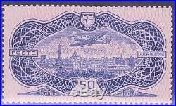 France Stamp Timbre Poste Aerienne 15 50f Burele Rose Neuf Sup Valeur1500