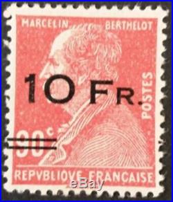 France Timbre Berthelot P. A. N° 3 Sig BRUN/ROUMET+ Certif. V/Verso/Descriptif
