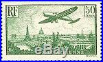 France Timbre Stamp Avion N°14 Avion Survolant Paris 50f Neuf XX Ttb