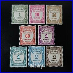 France Timbre Taxe N°55/62 Neuf Luxe Mnh Cote 700