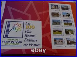 France Timbres Lot De 8 Carnets Collector Détours De France Tirage 250 Ex