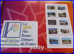 France Timbres Lot De 8 Carnets Collector Détours De France Tirage 250 Ex