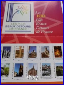 France Timbres Lot De 8 Carnets Collector Détours De France Tirage 250 Ex