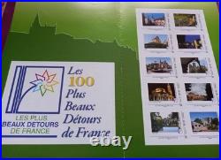France Timbres Lot De 8 Carnets Collector Détours De France Tirage 250 Ex