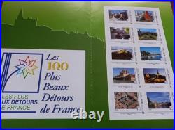 France Timbres Lot De 8 Carnets Collector Détours De France Tirage 250 Ex