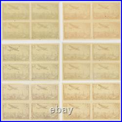France Timbres Poste Aérienne Blocs De 4 N° 8 A 13, Neufs Signés, Rare