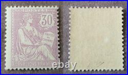 France Y&T 128 Mouchon NEUF/MNH Signé Calves+Certificat Cote 1050 France Y&T 128 Mouchon NEUF/MNH Signé Calves+Certificat Cote 1050