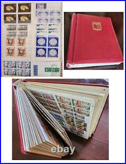 France blocks of 4+pairs 1944-1976 and singles 1928-1976, MNH, album 46 pages