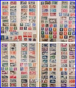 France blocks of 4+pairs 1944-1976 and singles 1928-1976, MNH, album 46 pages