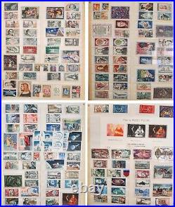 France blocks of 4+pairs 1944-1976 and singles 1928-1976, MNH, album 46 pages