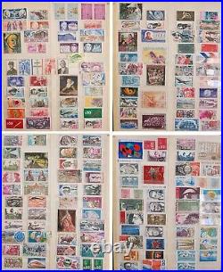 France blocks of 4+pairs 1944-1976 and singles 1928-1976, MNH, album 46 pages