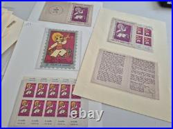 France collection sur le thème anti tuberculeux dont carnets, TP grand format France collection sur le thème anti tuberculeux dont carnets, TP grand format