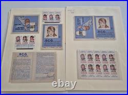 France collection sur le thème anti tuberculeux dont carnets, TP grand format France collection sur le thème anti tuberculeux dont carnets, TP grand format