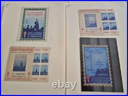 France collection sur le thème anti tuberculeux dont carnets, TP grand format France collection sur le thème anti tuberculeux dont carnets, TP grand format
