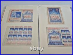 France collection sur le thème anti tuberculeux dont carnets, TP grand format France collection sur le thème anti tuberculeux dont carnets, TP grand format