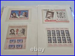 France collection sur le thème anti tuberculeux dont carnets, TP grand format