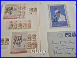 France collection sur le thème anti tuberculeux dont carnets, TP grand format