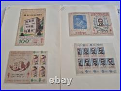 France collection sur le thème anti tuberculeux dont carnets, TP grand format