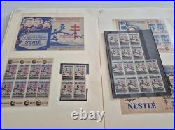 France collection sur le thème anti tuberculeux dont carnets, TP grand format
