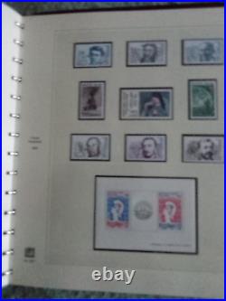 France collection timbres neuf dans Classeur marron SAVE de 1978 à 1985