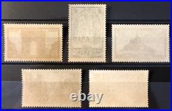 France n°258 à 262 (Série Monuments) neuf (MNH) cote 995 (F102)