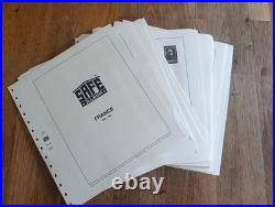 France pages timbre reliure Safe Dual Années 1938 à 1959 complet Très bon état