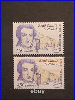 France variété timbre Maury 3239c couleur orange absente yt 3257 neuf XX