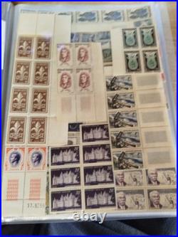 Important LOT TIMBRES FRANçAIS NEUFS ANCIENS Blocs et autres Bon état