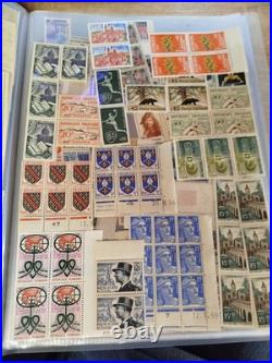 Important LOT TIMBRES FRANçAIS NEUFS ANCIENS Blocs et autres Bon état