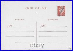 LIBERATION. RRR. CREIL. ENTIER POSTAL. 1f20 brun. Signé P MAYER