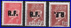 LIBERATION. RRR. TULLE. 2eme Sge RF. 1fRge /1f20 brun/1f20 RENV. Signé P MAYER