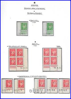 LIBERATION. RR. Var. BORDEAUX collection aux Types 1 sur feuilles d'album