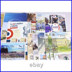 LOT DE COLLECTORS AUTOADHÉSIFS FRANCE POUR 313 LETTRES VERTES 20g FACIALE 475